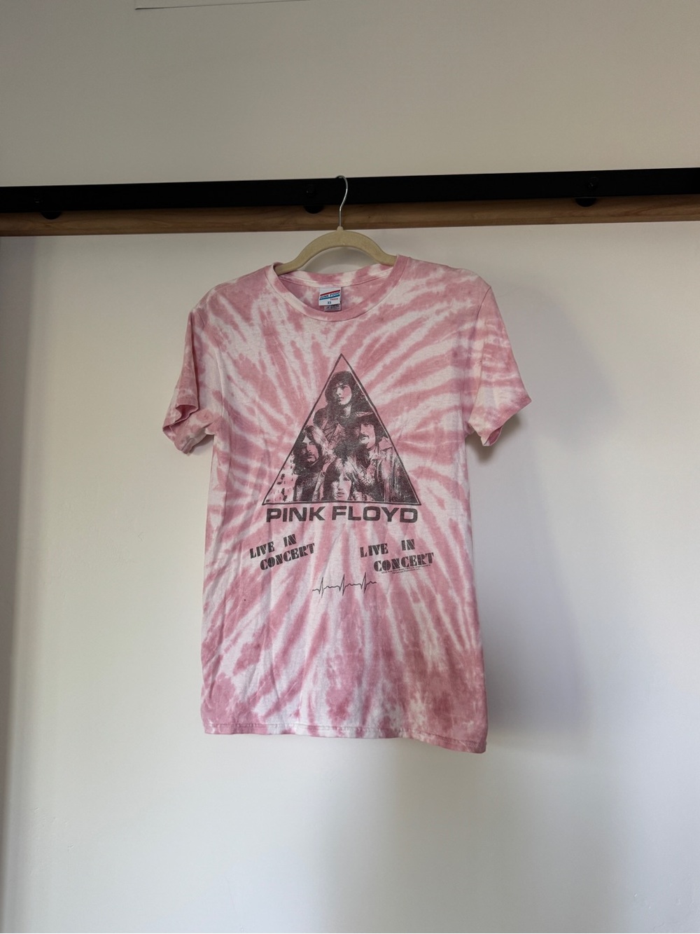 Pink Floyd Pink Tie-Dye Short Sleeve Tee